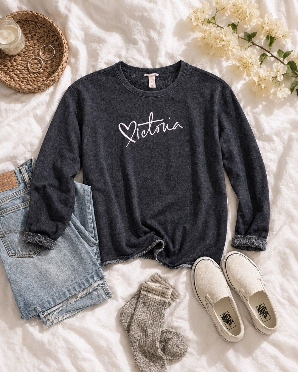 Victoria's Secret Cozy Graphic Sweatshirt S